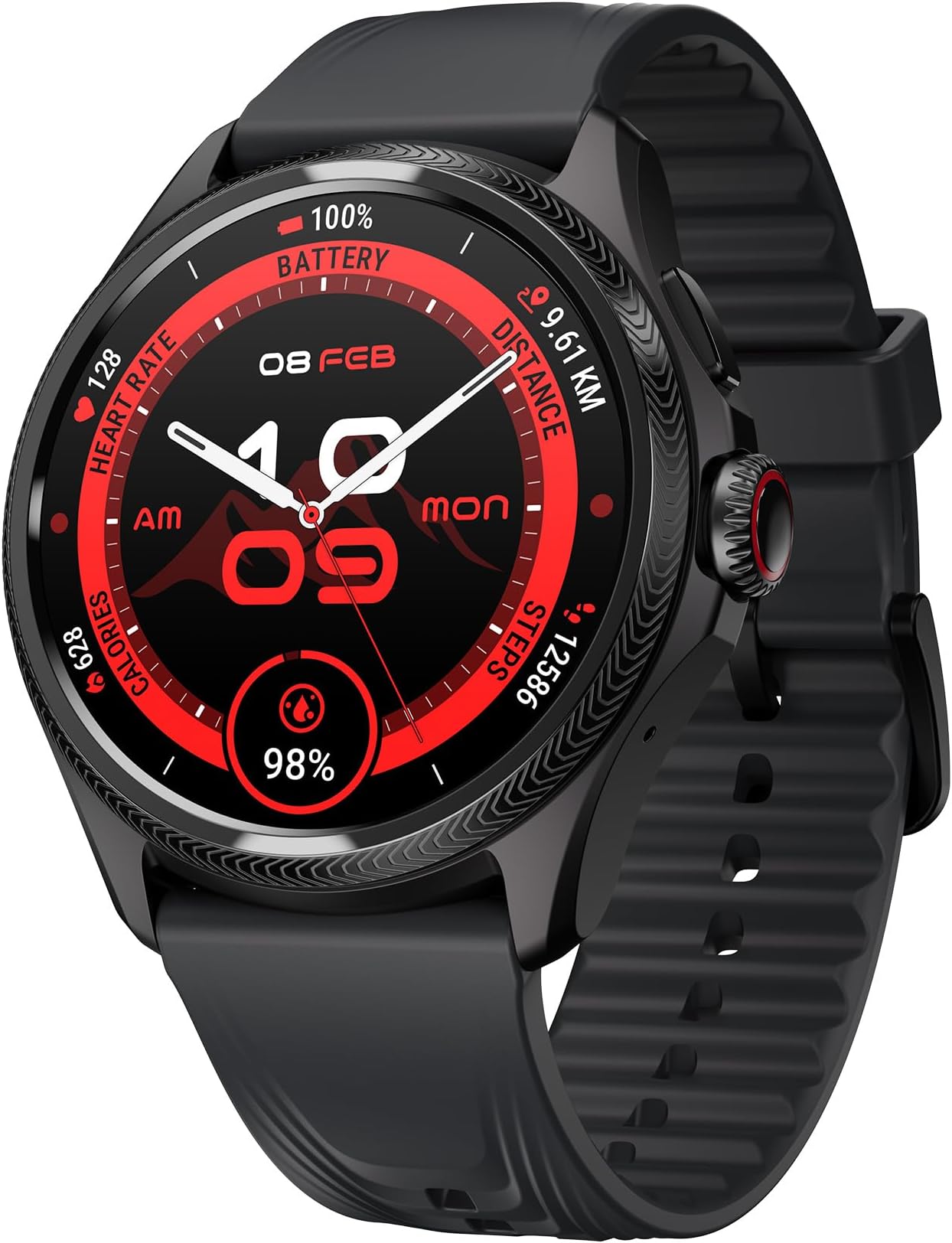 Pro 5 Enduro Smartwatch for Men 1.43" Android Wear OS Smart Watch 90 Hrs Battery 110+ Workout Modes Health Fitness Tracker Outdoor 5ATM GPS Compass Not Compatible with iPhone