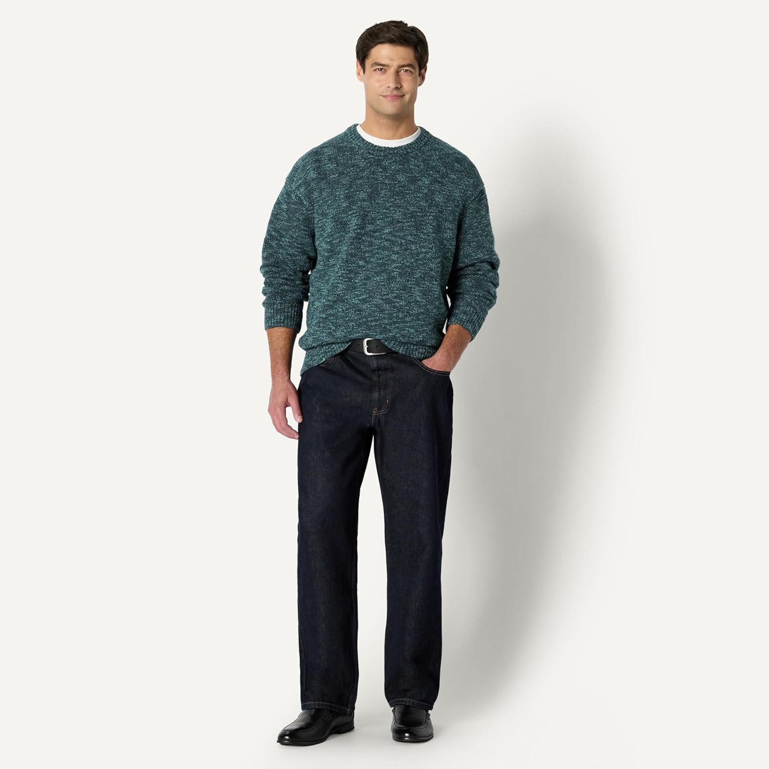 Amazon Essentials (Demi's Pick Men's Relaxed-Fit Multi-Color Heavyweight Crewneck Pullover Sweater - Image 3