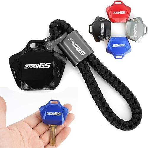 Miniatura 2 de BORATO Llavero de motocicleta con logotipo para BMW F650GS F 650 F650 GS aluminio clave cubierta caso Shell protector