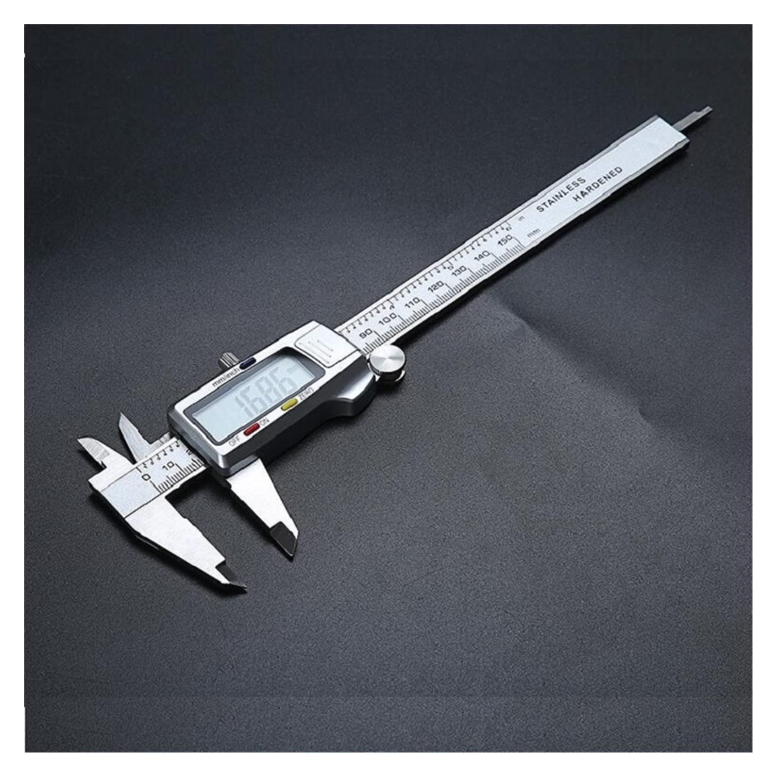 Micrometer, 6inch/150mm Vernier Caliper Metal Woodworking Tools Instrumentation Ruler Digital Pachymeter Carpenter Depth Gauge Electronic(No Box)