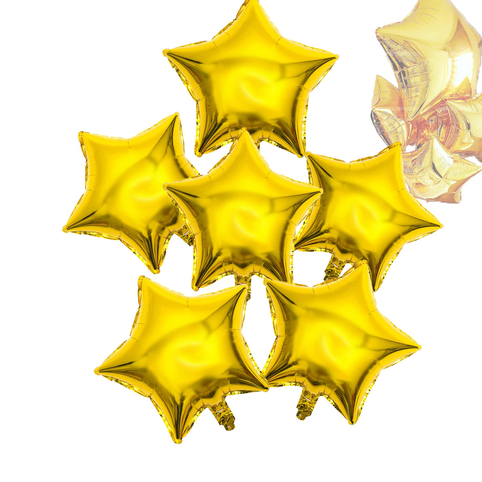 gotosee18 Inch Star Balloon,Large Gold Star Foil Balloon Star Decoration 30 Pack