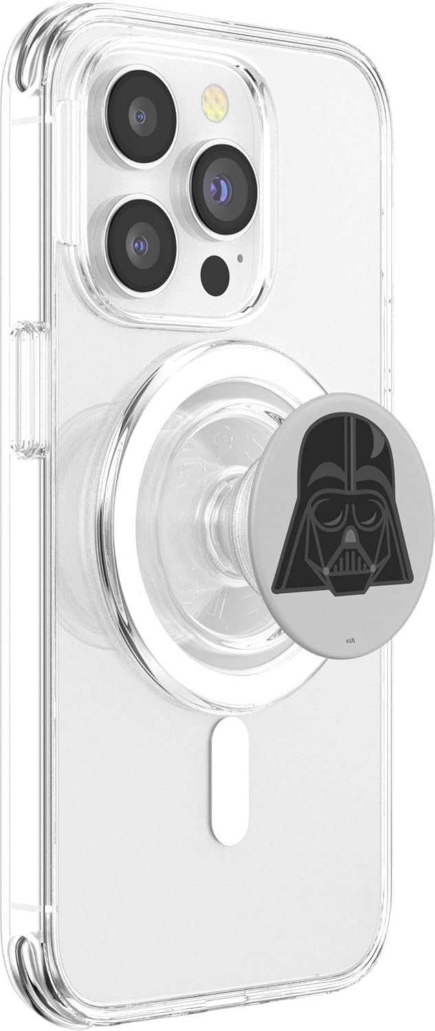 Star Wars Darth Vader Helmet Flattened Art PopSockets MagSafe PopGrip for iPhone