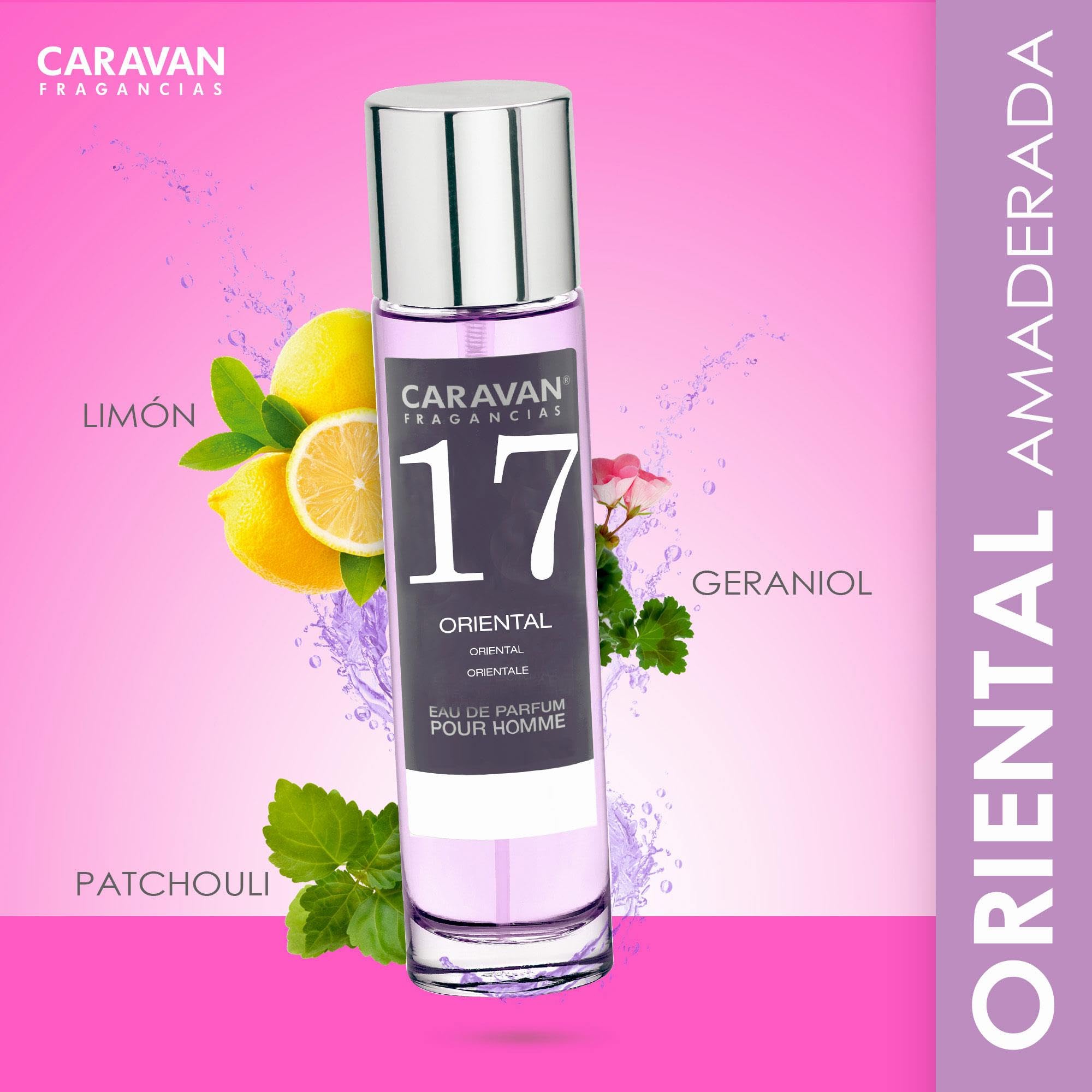 CARAVAN FRAGANCIAS Perfume de Hombre Nº58 de 150 ml + Set de 10 Viales de Fragancias Masculinas distintas de Caravan para descrubir nuevos aromas