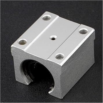 Tanjiang Cheng - B. 1 Piece SBR20UU Aluminum Block 20mm Linear Motion Ball Bearing Slide Block Matching Using SBR20 Linear Guide Rail Color SBR20uu