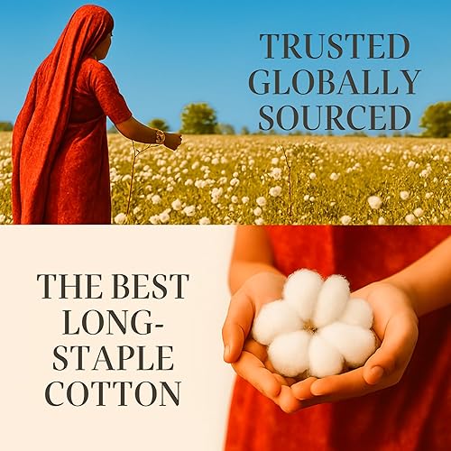 Miniatura 4 de Hyde Lane Juego de sábanas de algodón de 1000 hilos, 4 piezas, sábana bajera, sábana encimera y fundas de almohada, se estira hasta 16 pulgadas para