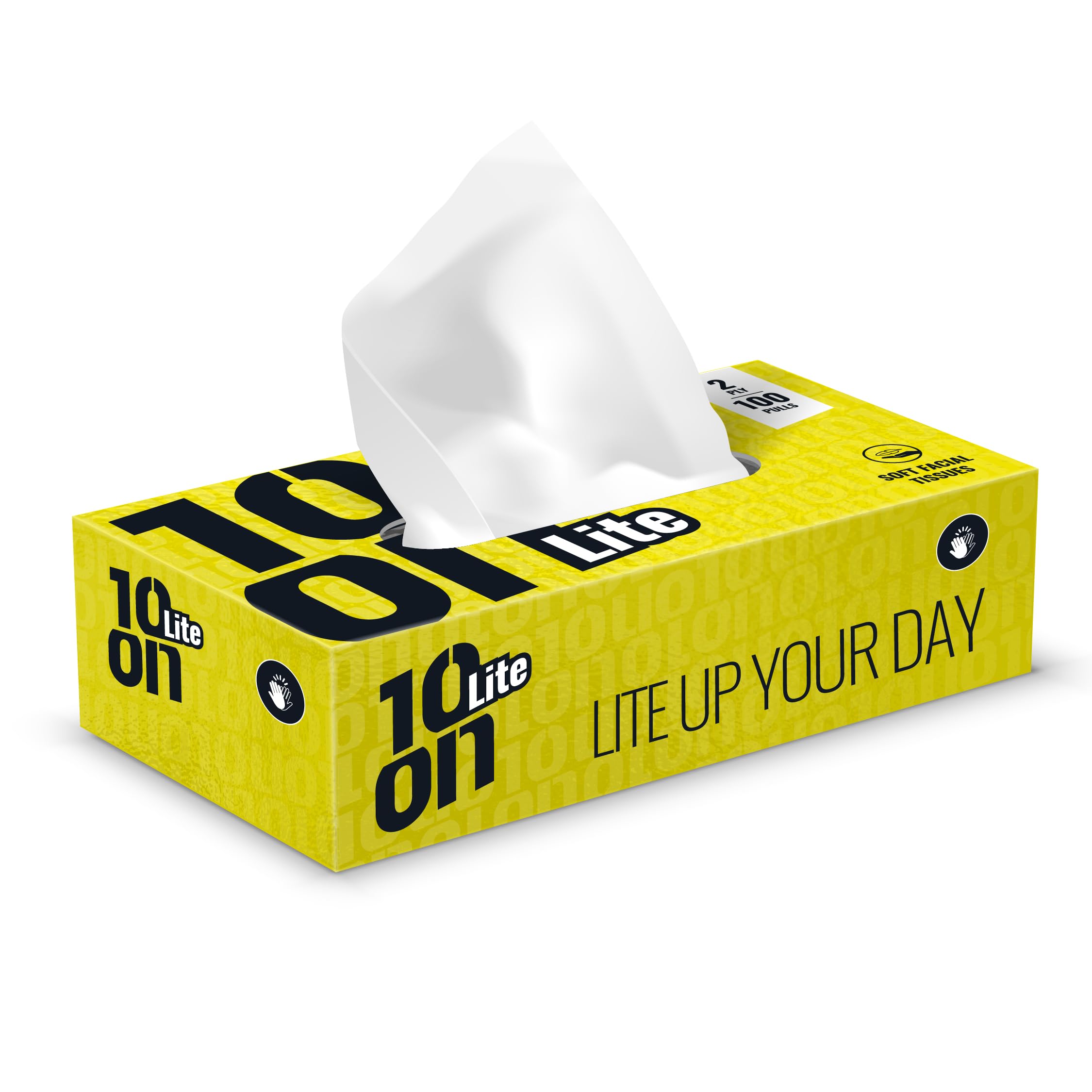 10on Lite 2 Ply Napkins, Soft Facial Tissue Box, 100% Natural Virgin Paper, Highly Absorbent,100 Pulls in a Box (B0CFXPW46P) Amazon Price History, Amazon Price Tracker