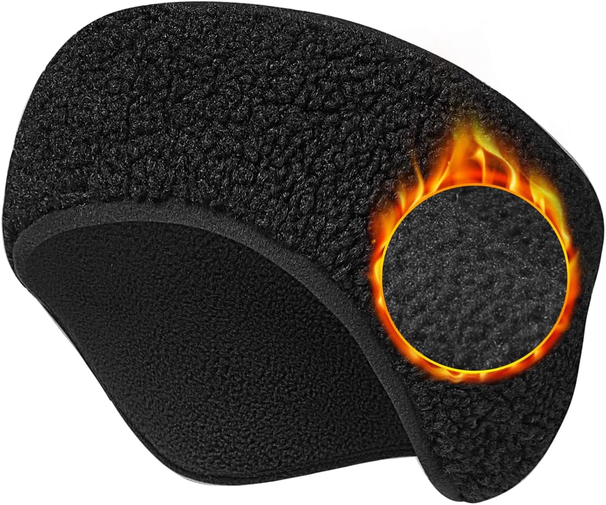 20°F Winter Ear Warmers Headbands - Thermal Ear Muffs for Men Women in Cold Weather for Ski Running Cycling Workout