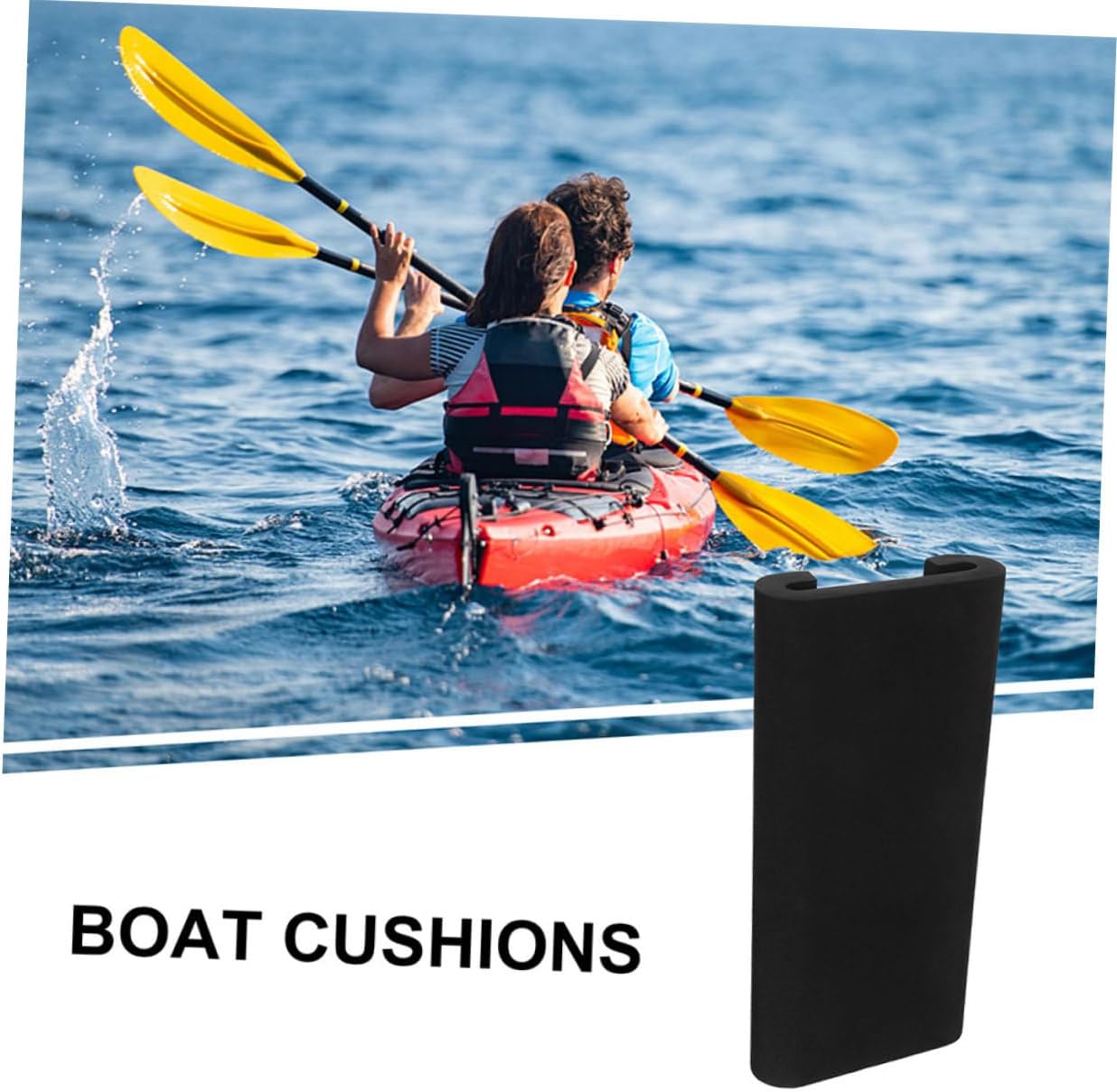 WOONEKY Eva Boat Seat Cushion Kayak Boat Seat Pad Comfortable Breathable for Paddle Boat Seats