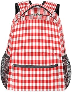 Mochilas para adolescentes, meninas, meninos, Buffalo Check, mochila de viagem para mulheres e homens, mochilas geométricas, mochilas universitárias para escola, trabalho, laptop, mochila resistente à água para caminhadas, Multicor, Medium