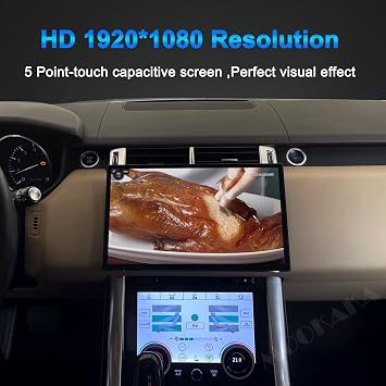Android Car Stereo 2 din GPS Navigation Head unit for Land Rover Range Rover Sport L494 2014-2017 Multimedia Player Car Radio Receiver 13 inches IPS Touch Screen Support Carplay DSP(4+64GB)