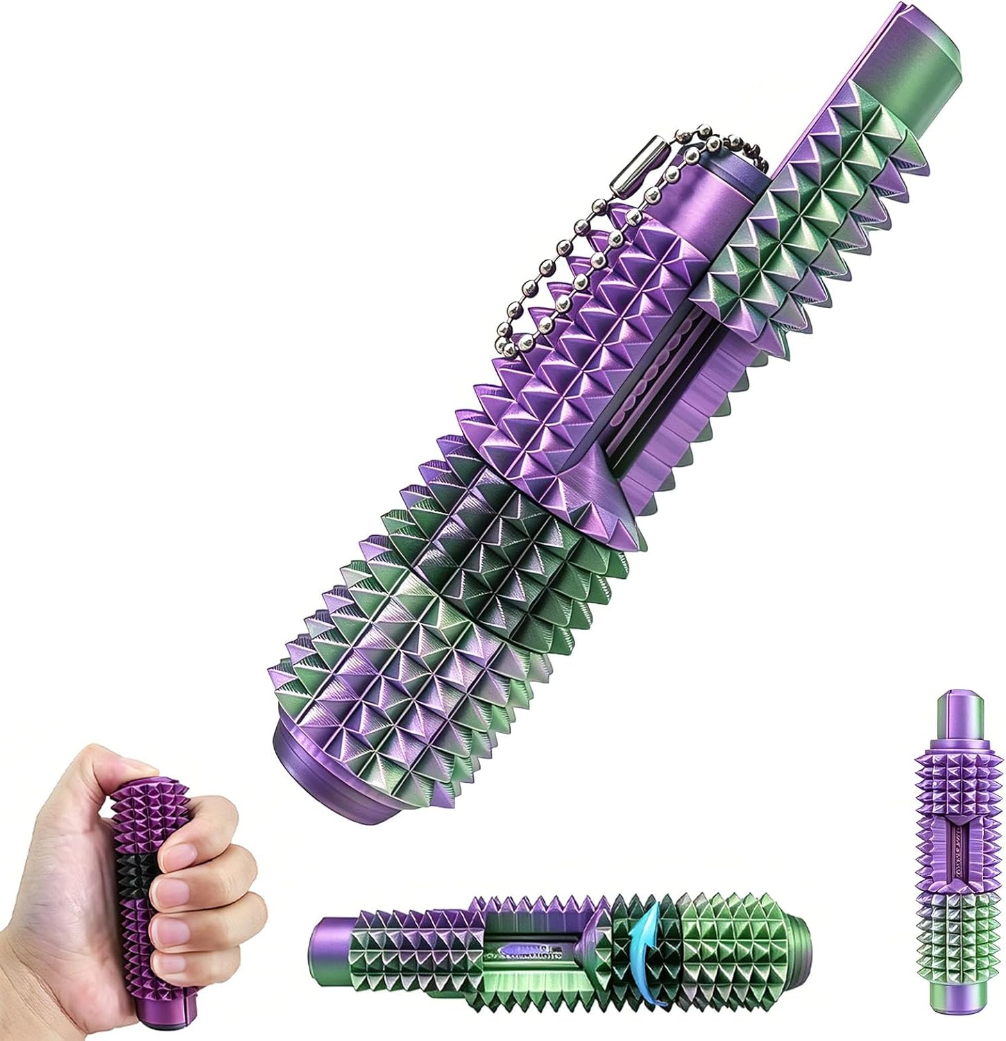 Button Clicks, Spinners, Portable Stim Tool, Little Ouchies 5-in-1 Design for Stress Relief, Spiky Grippie Stim, 3D Printed Toys Pain Stim Fidget, Pocket Mini Fidget Toy for Adults Novelty Gifts