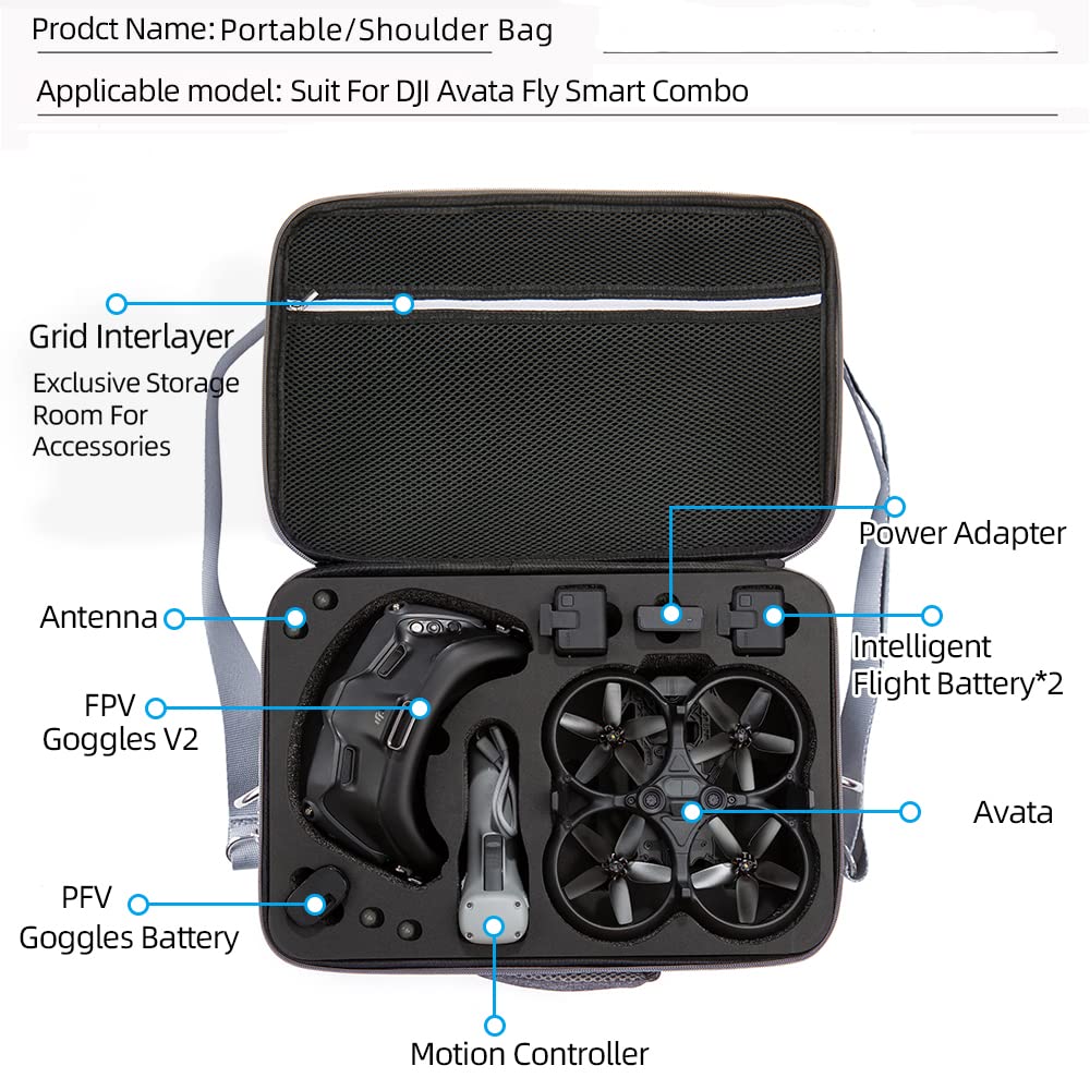 Étui de transport DJI Avata | Accessoires pour drones