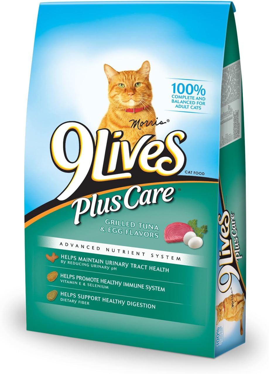 9 Lives Plus Care Formula Dry Cat Food, 13.3 Lb