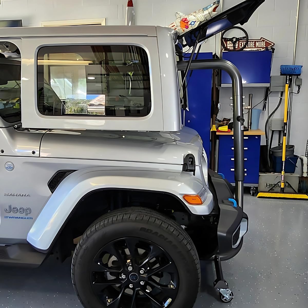 TOPLIFT PROS LIFTnGo Hard Top Removal and Storage System Compatible with Jeep Wrangeler 2 & 4 Door YJ, TJ,JK, JL & 4XE and Compatible with Ford Bronco 4 Door & 6 Gen+ Hard Top Jack Roll System