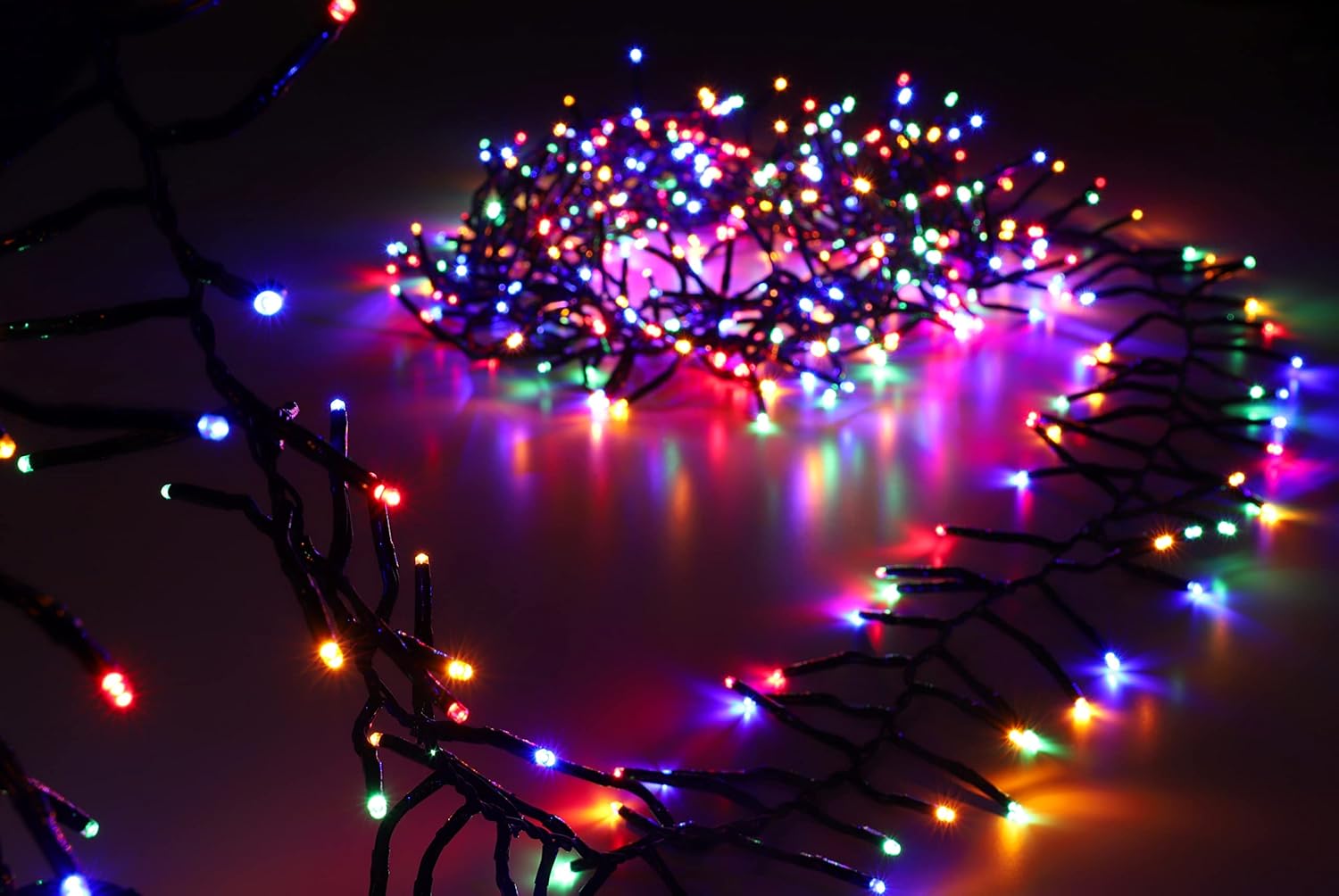 Christmas Concepts® 500 6M/20FT Multi Colour LED Cluster Lights with 8