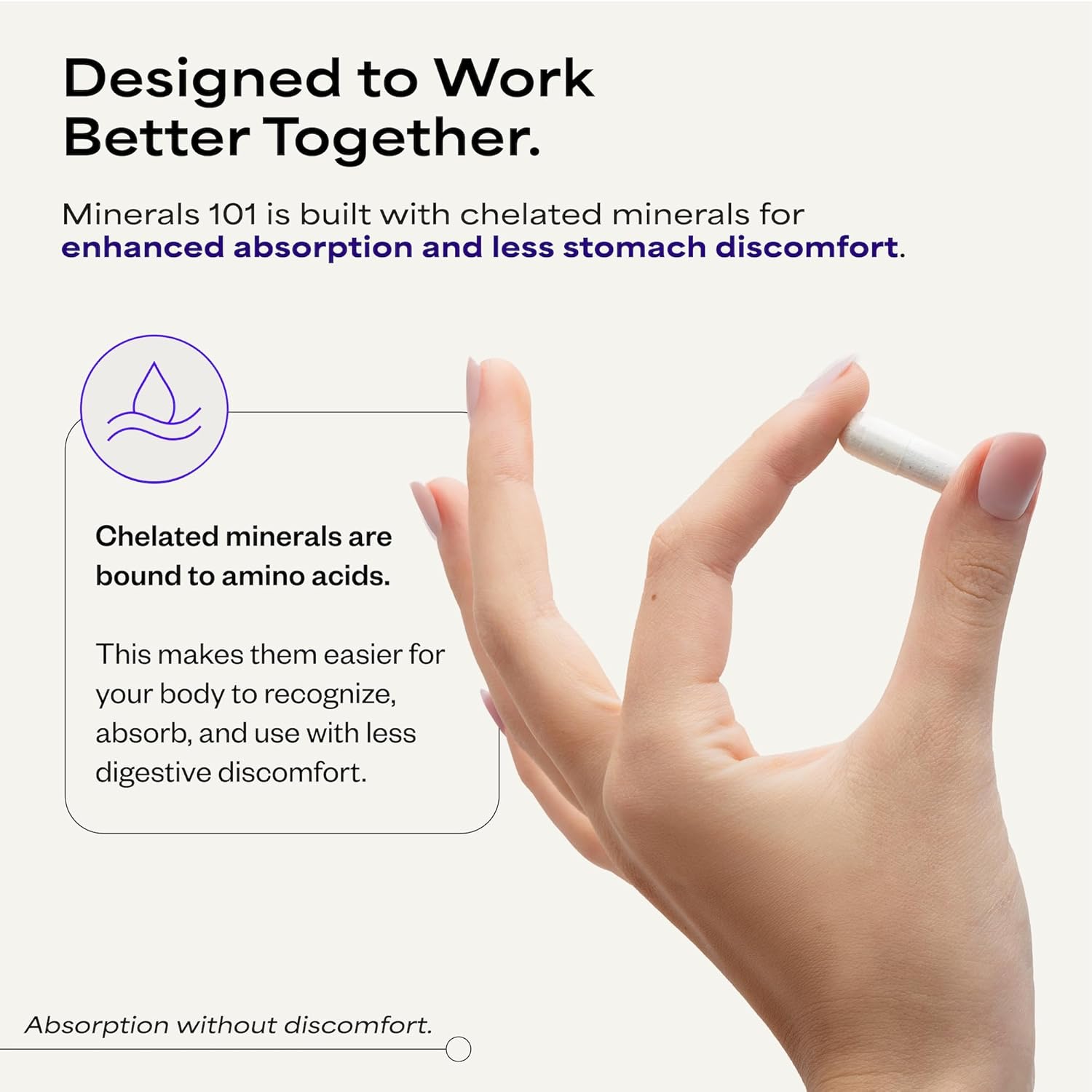 Minerals 101 by Dave Asprey | Daily Essential Mineral Support | Trace Mineral Supplement with Calcium, Magnesium Malate, Chromium, Zinc, Copper, Potassium | 30 Day Supply