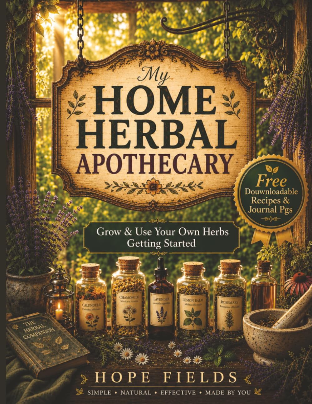 My Home Herbal Apothecary: A Beginner’s Guide to Holistic Remedies - Grow and Use Your Own Herbs for Stress, Sleep, Immunity & Pain Relief (My Home Herbal Apothecary Collection)
