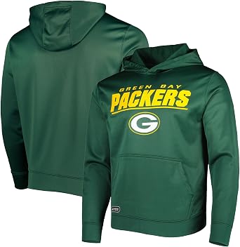 Outerstuff NFL Kids Youth 8-20 Official Team Color Stated Football Game Performance Primary Logo Pullover Hoodie