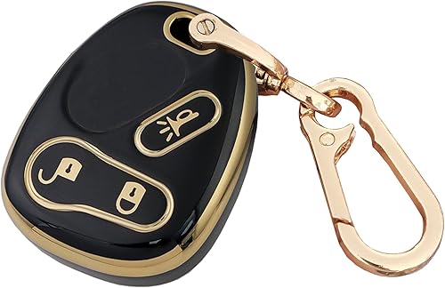 Miniatura 6 de QIXIUBIA Funda para llavero Landrover con control remoto sin llave con llavero apto para Land Rover Range Rover Sport LR3 Discovery (para