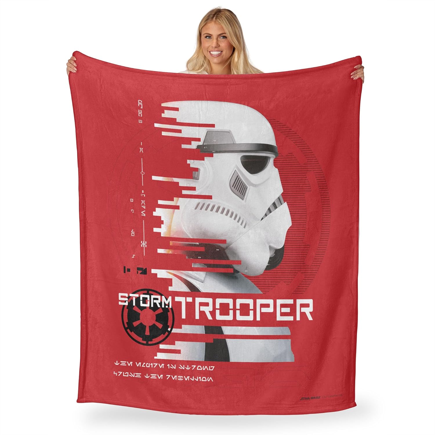 Disney Starwars, Andor Storm Trooper, Silk Touch Blanket, 40 x 50 Inches