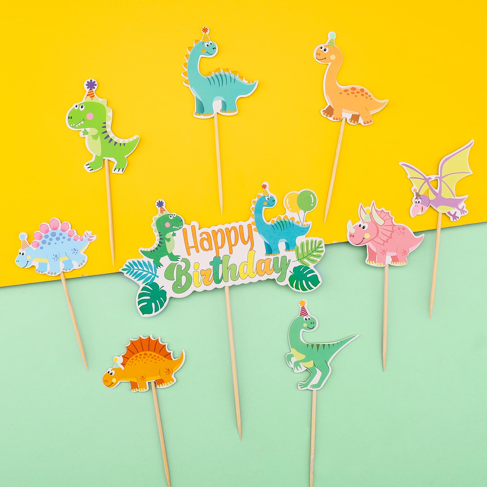 Dinosaurios Cumpleaños Topper De Cumpleaños Dinosaurios