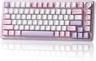 YUNZII B75 PRO Wireless Mechanical Keyboard,75% Gaming Keyboard Gasket Hot Swap Custom Keyboard with Knob,Pre-lubed Switch... Price In India