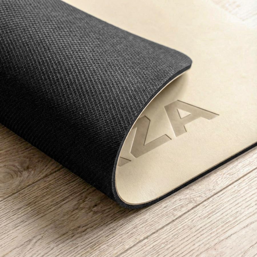 FORZA Yoga Essentials Bundle - Tapete de yoga antideslizante de poliuretano + bloques de EVA + correa de yoga ajustable + correa de transporte - Juego completo de yoga en casa y estudio, pilates y