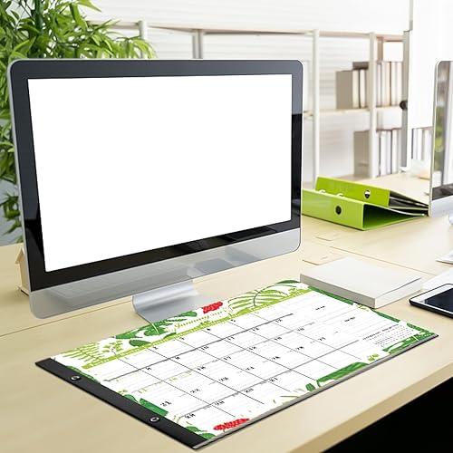 Miniatura 7 de Calendario de escritorio 2024 22 x 17 pulgadas, de enero de 2024 a diciembre de 2024, calendario mensual grande de escritorio perfecto para el