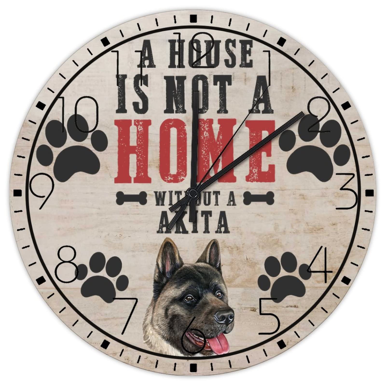 Horloge murale en bois idéale pour la terrasse, le restaurant ou le salon