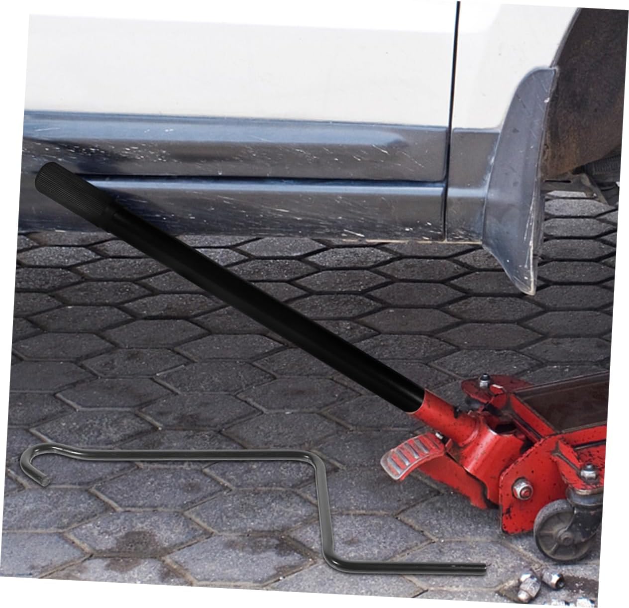 Alipis 3pcs Tire Lifting Handle Tool Scissor Style Manual Crank Jack Accessories for Efficient Vehicle and Secure