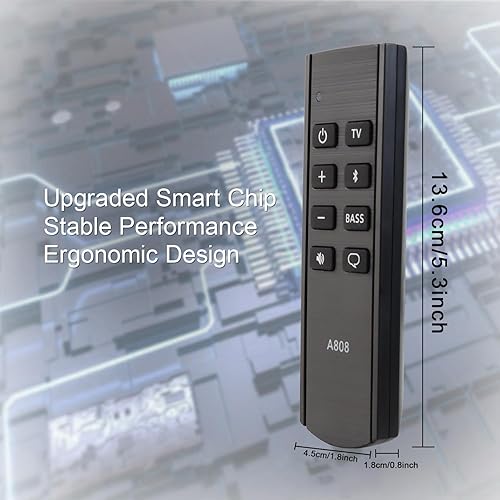 Miniatura 5 de CHUNGHOP Control remoto Bluetooth mejorado compatible con Bose Solo 5 10 15 Series ii Sistema de sonido de TV 732522-1110 418775 Sistema de barra de