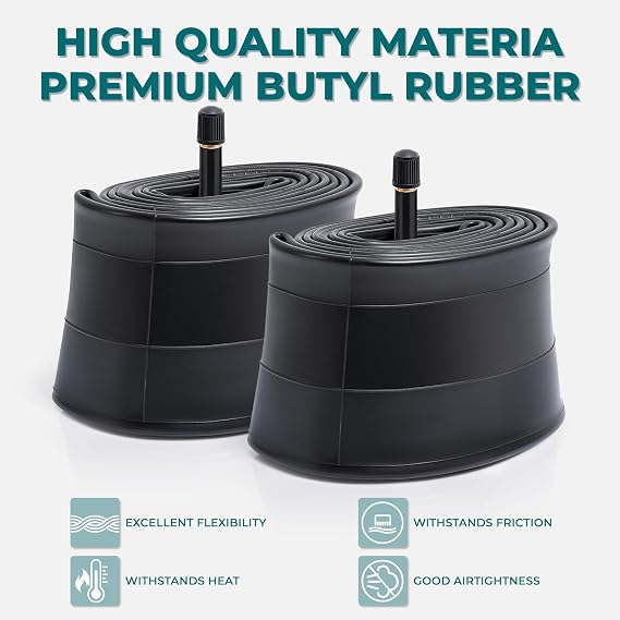 2 Pcs, Premium 26x4.0/4.5 Fat Bike Tubes AV32