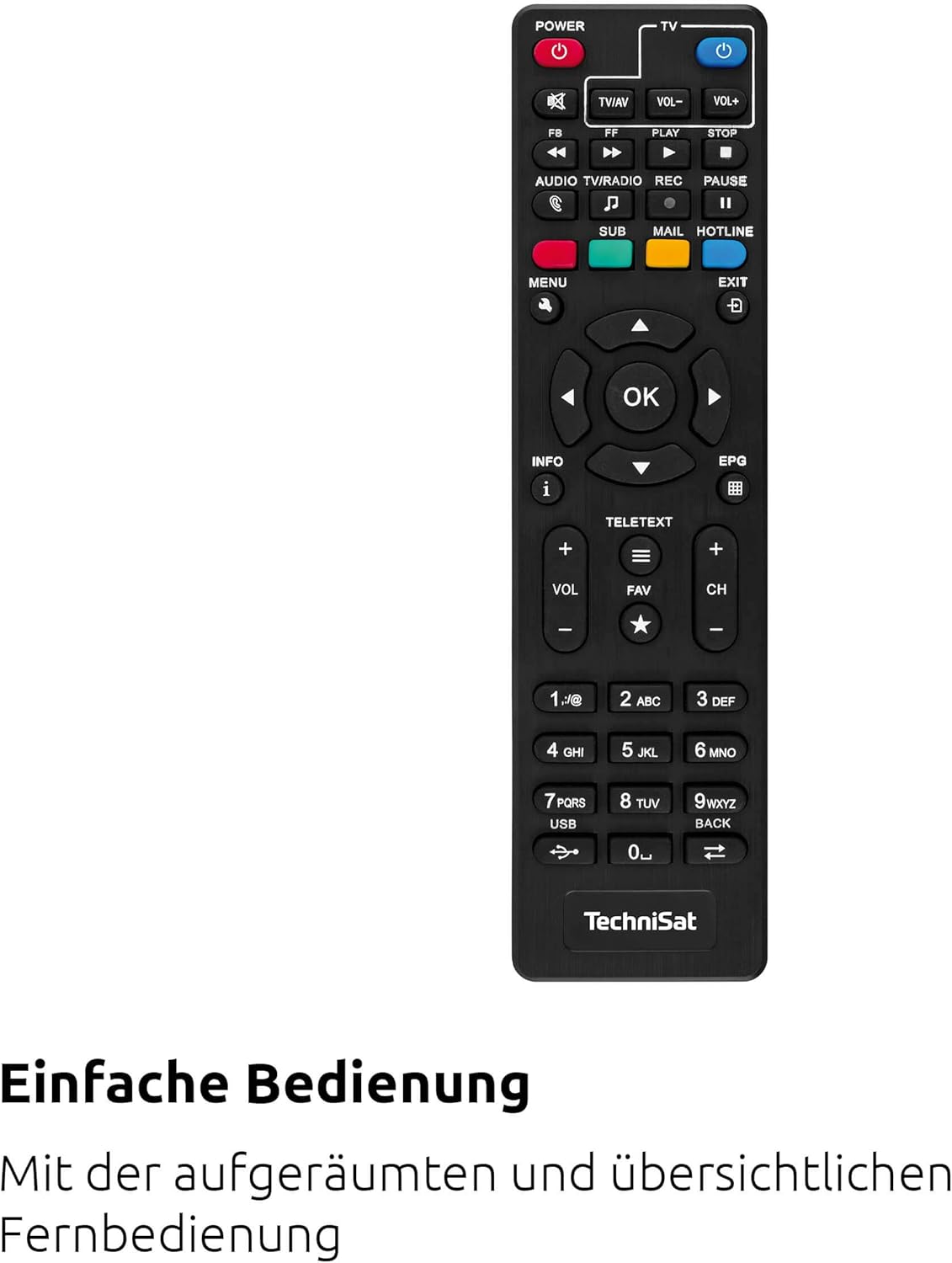 TechniSat HD-C 232 Remote Control