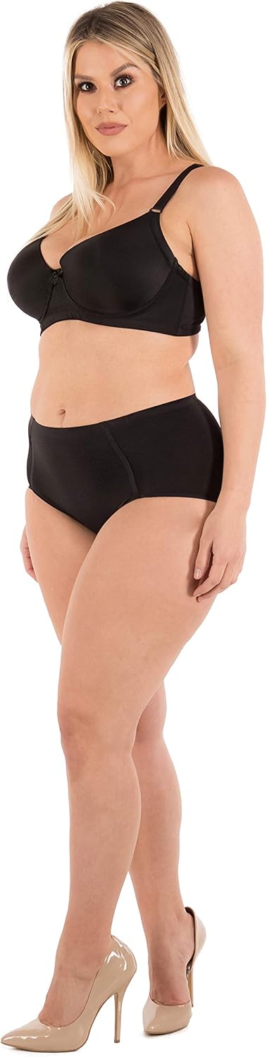 B2BODY Seamless Underwear Women No Show High Waisted Panties Small to Plus Size Multi Pack