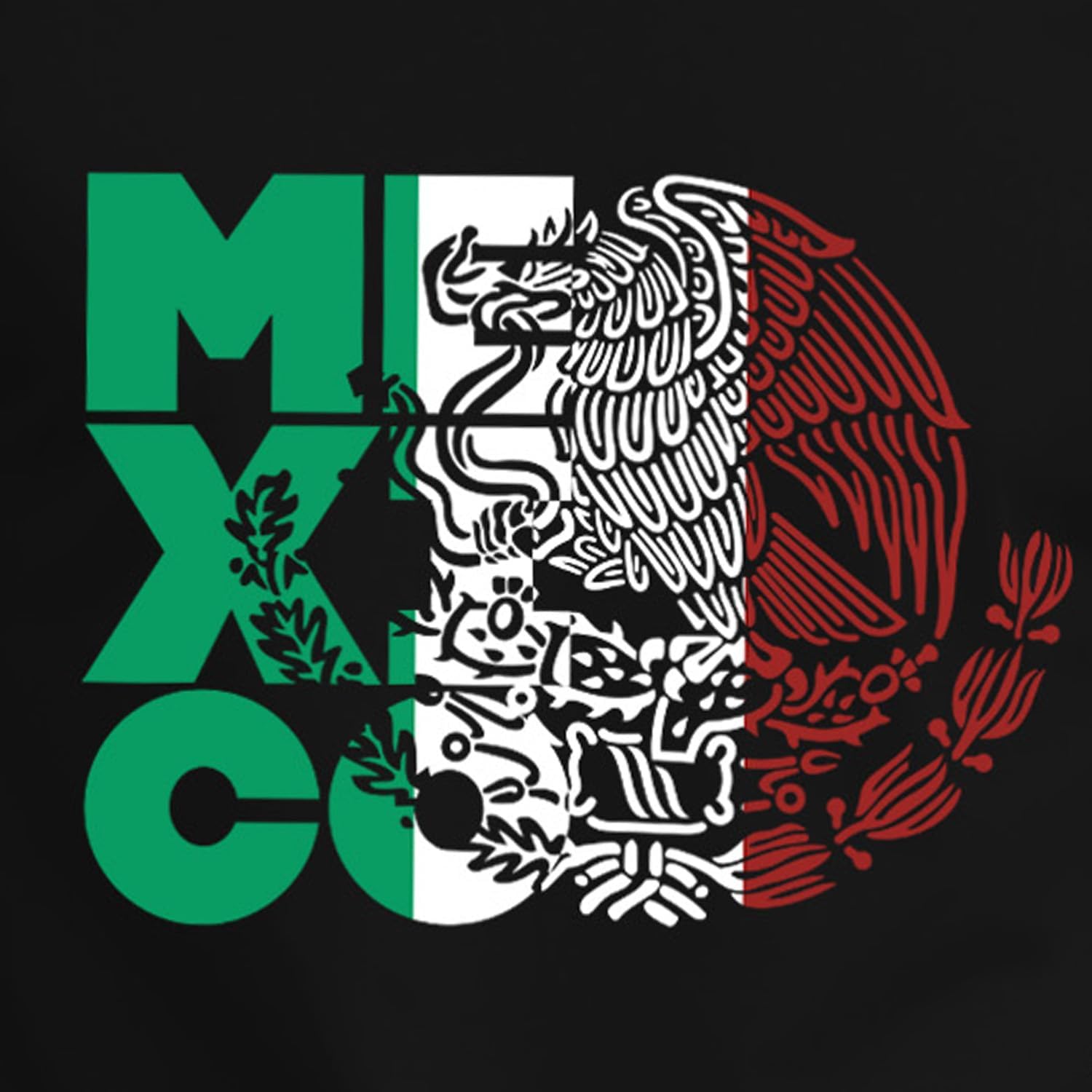 Mens Mexico Shirt Mexican Flag Shirt Mexico Eagle Tee Tops - Image 5