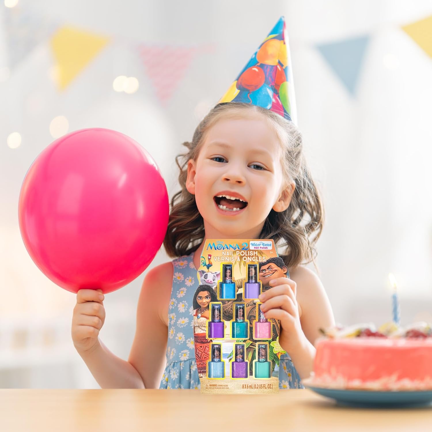 Townley Girl Moana 2 Non-Toxic Water-Based Peel Off Nail Polish Set with Glittery Shimmery and Opaque Colors for Girls Kids Ages 3+ Perfect for Parties Sleepovers and Makeovers 8 Pcs image 6 of 8 B0DFCMHD69