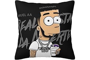 ISHAANAV Anuel and AA Pillowcase Cushion Cover