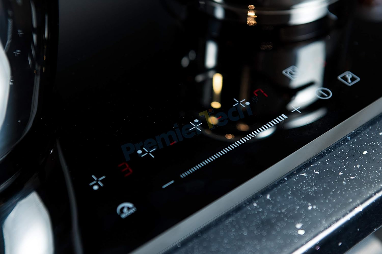 PremierTech Piano Cottura a Induzione 4 Zone 60cm da incasso Touch Control Funzione Boost Led Display Vetro front smussato PT-PC4I PremierTech Piano Cottura a Induzione 4 Zone 60cm da incasso Touch Control Funzione Boost Led Display Vetro front smussato PT-PC4I