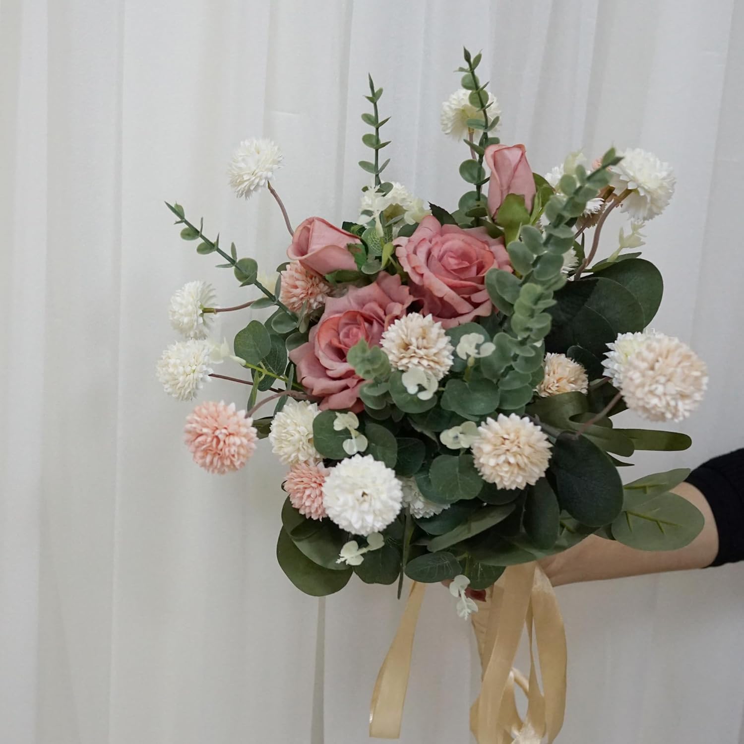 270 PCS 3 Kinds Mixed Eucalyptus Leaves Bulk Faux Eucalyptus Stems Bundle Fake Leaves Greenery Centerpieces for Tables Wedding Bouquet Arrangement Artificial Flowers Fillers - Image 6