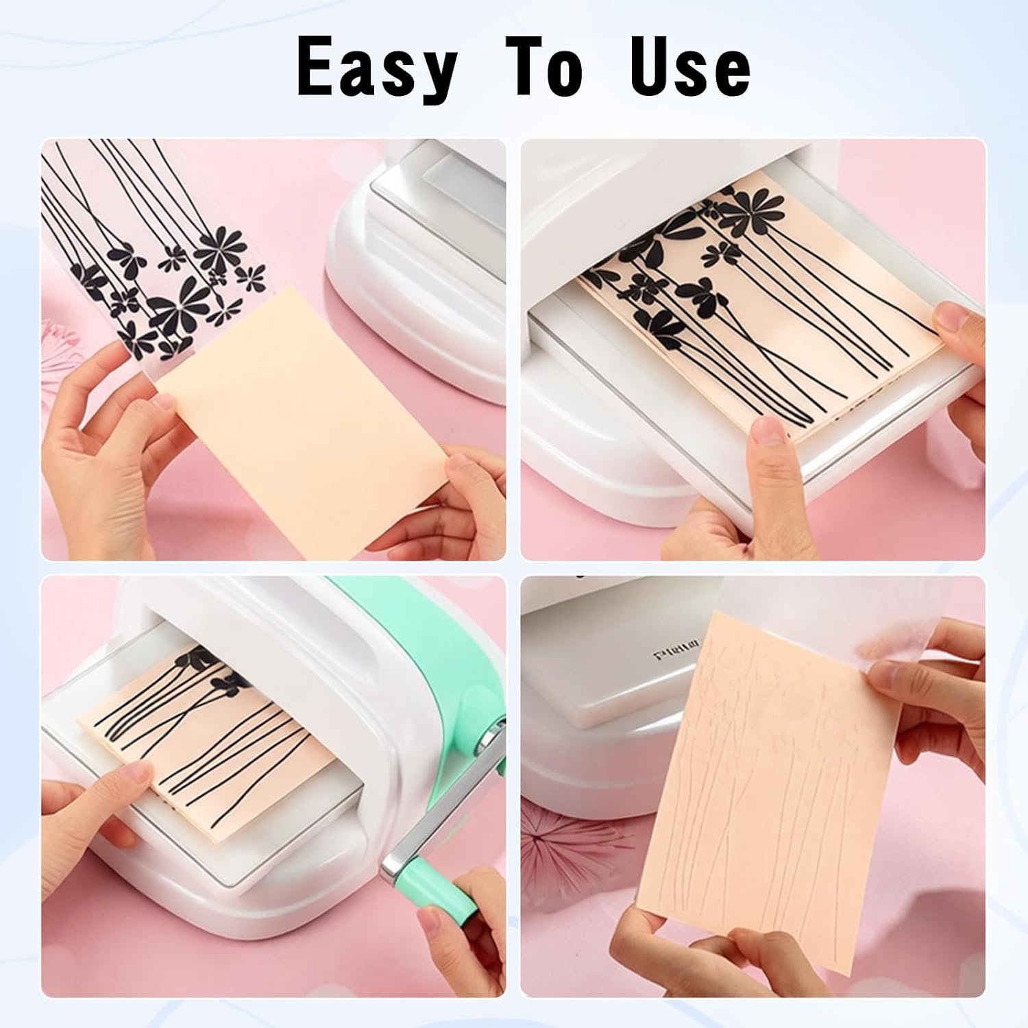 20pcs Embossing Folders,Plastic Paper Card Decorating Mold Embossing Folder for Card Making, 5.8 x 4.1 Inch Embossing Machine Template Paper Card Folder