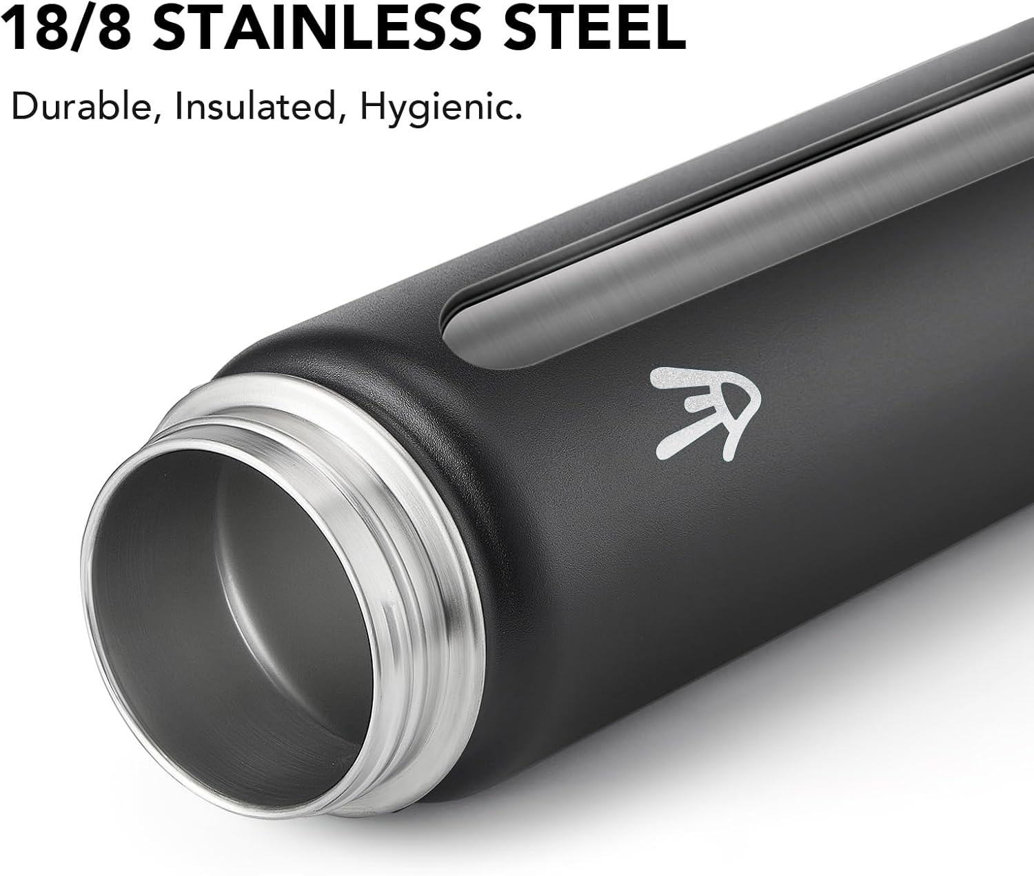 Enerbone 24 oz Insulated Water Bottle, Stainless Steel Bottle with Carrying Strap, Double-Wall Vacuum Insulation Design, Leakproof Sports Bottle with Straw, Keep Drinks Cold or Hot for Hours - Image 4