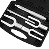 DURATECH 5-Piece Ball Joint Separator Set, Pickle Fork Tool Set, Tie Rod Removal Tool Set, 1-1/8
