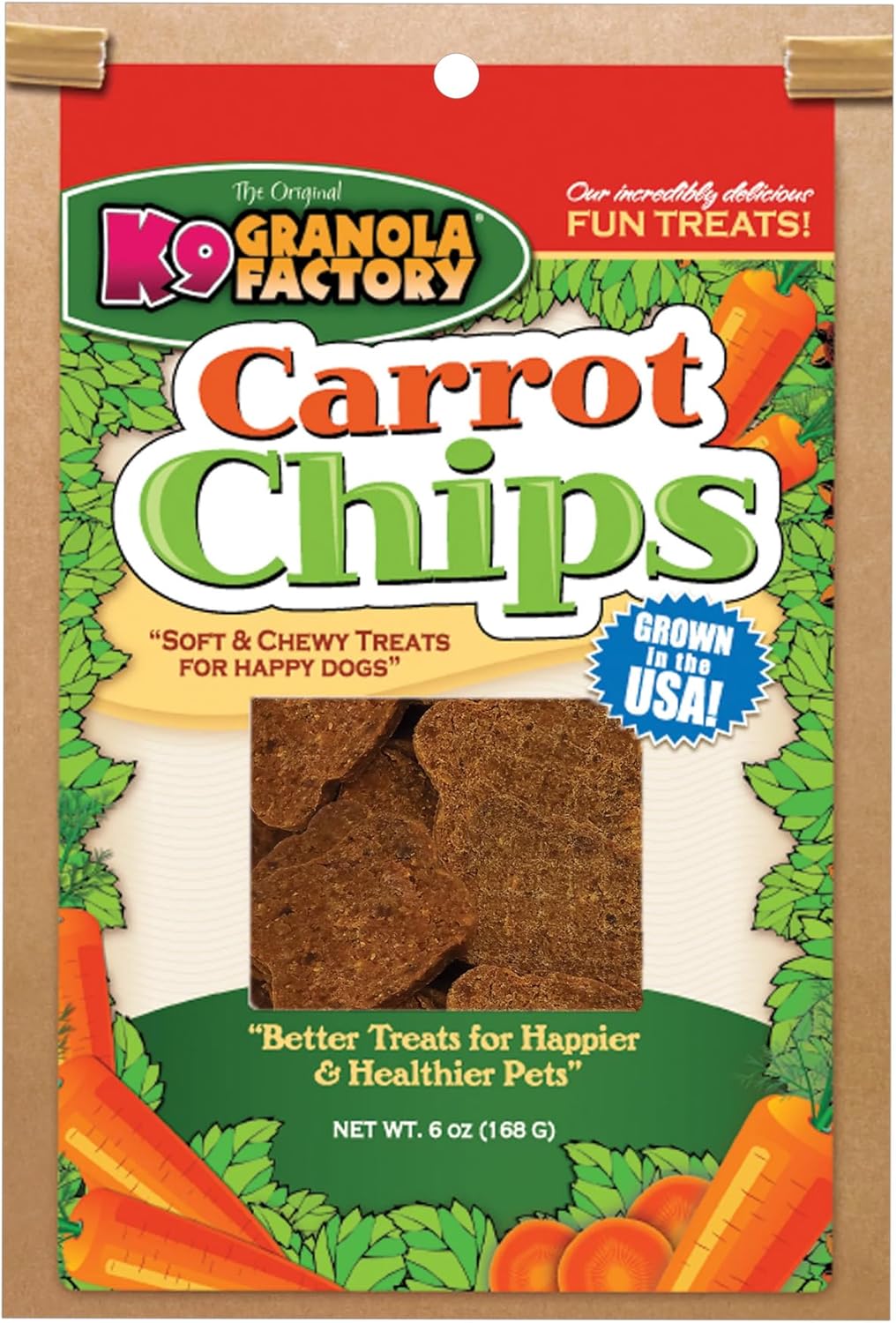 K9 Granola Factory Carrot Chips Dog Treat,...