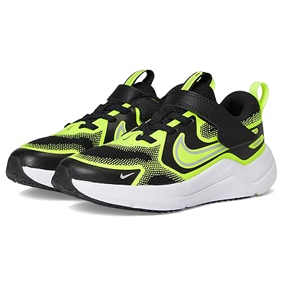 Nike Kids Cosmic Runner (Little Kid) Kids Shoes Black/Wolf Grey/Volt