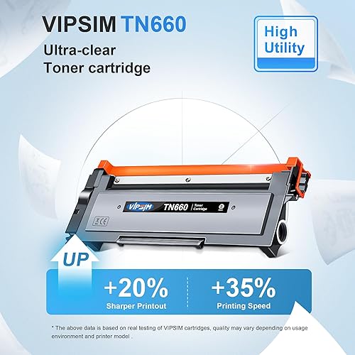 Miniatura 4 de TN660 Cartucho de tóner Brother de repuesto para impresora Brother TN 660 TN-660 TN630 de alto rendimiento para usar con impresora HL-L2380DW