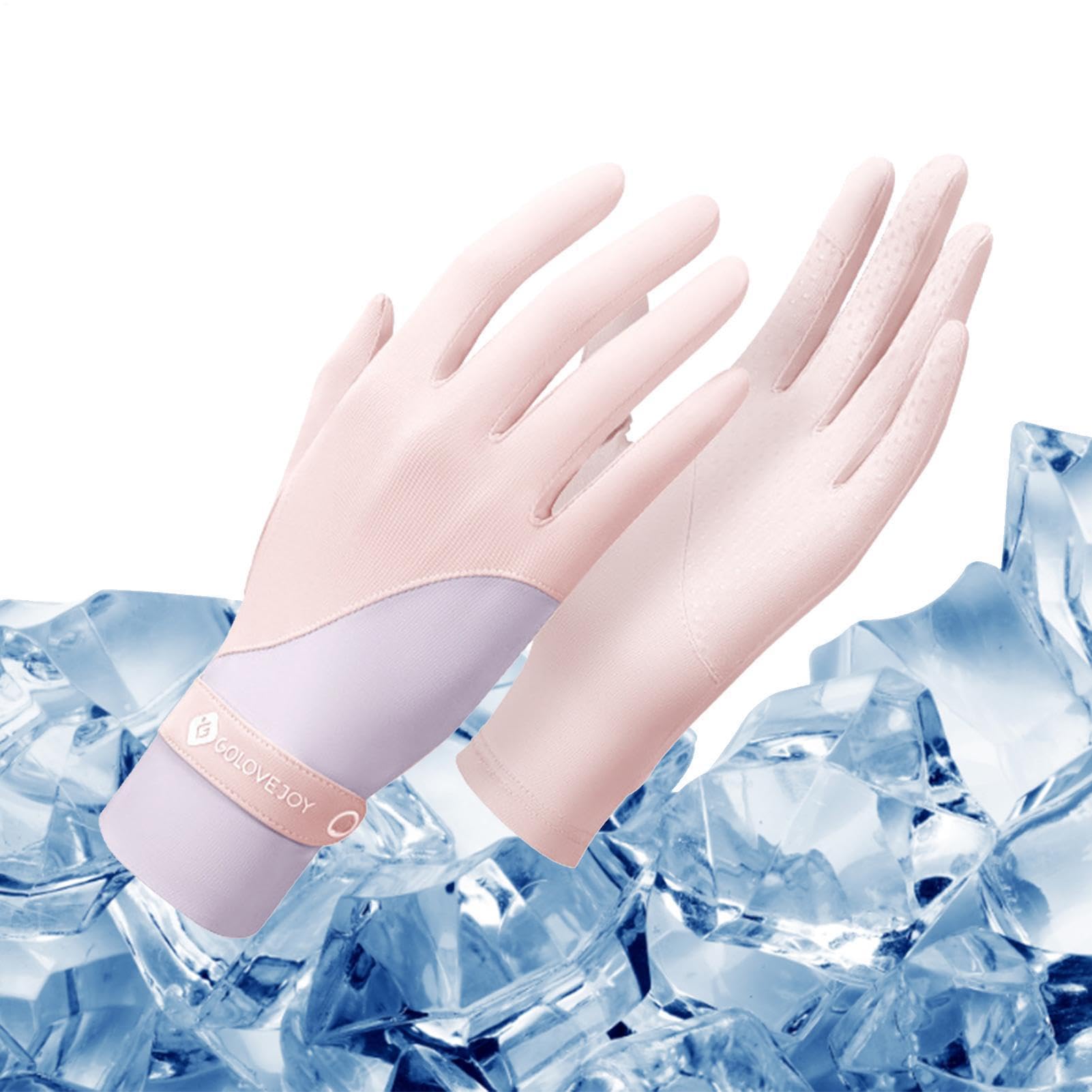 Guanti di protezione solare – Guanti traspiranti con sensazione di ghiaccio, guanti da pesca, vela, kayak, canottaggio, attrezzatura professionale UPF 50 Plus, protezione UV per guida ed escursionismo