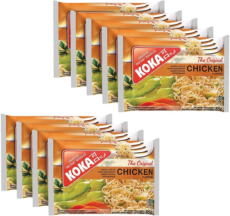 Oriental The Original Chicken Flavour Instant Noodles (KOKA9004) - Pack of 9
