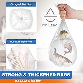 Small Trash Bags 4 Gallon 105 Count Small Garbage Bags for Bedroom, Office, Kitchen Trash Can Mini Trash Bags for Wastebasket Bin Liner, Unscented, Bathroom Accessories, Dorm Room Essentials