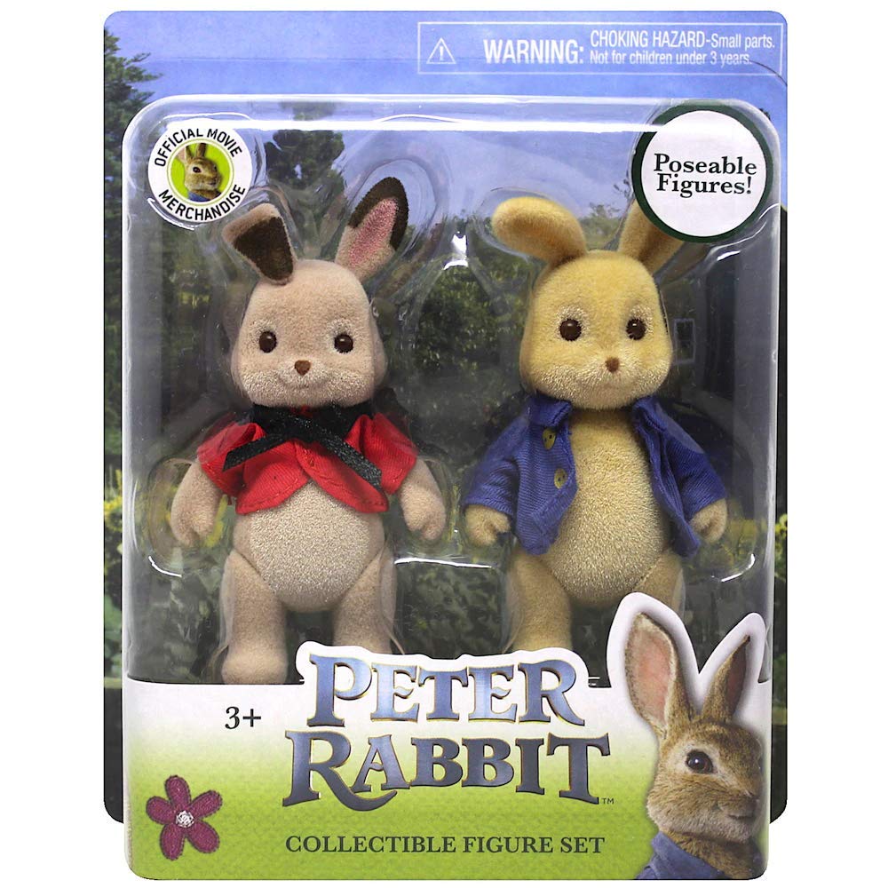 Peter Rabbit Movie 2 Pack Collectible Figure Set Poseable Figures ...