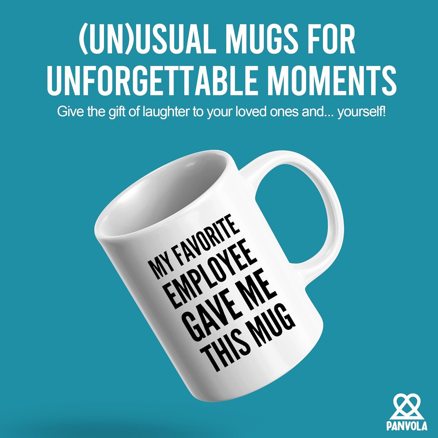 Panvola My Favorite Employee Gave Me This Mug Funny Boss Gift from Employees Coworkers Gifts To Employer Novelty Drinkware Ceramic Mug (11 oz, White) - Image 3
